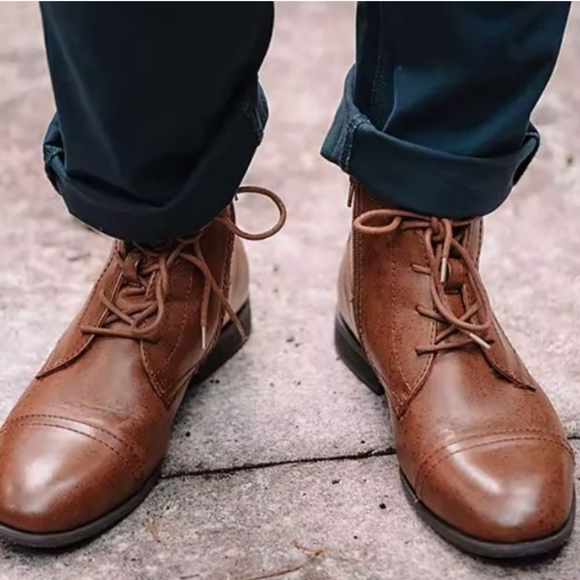 NWT Frye and Co. Mullen Chukka Boots Brown Lace-Up Size 13M Flat Heel - Picture 2 of 9